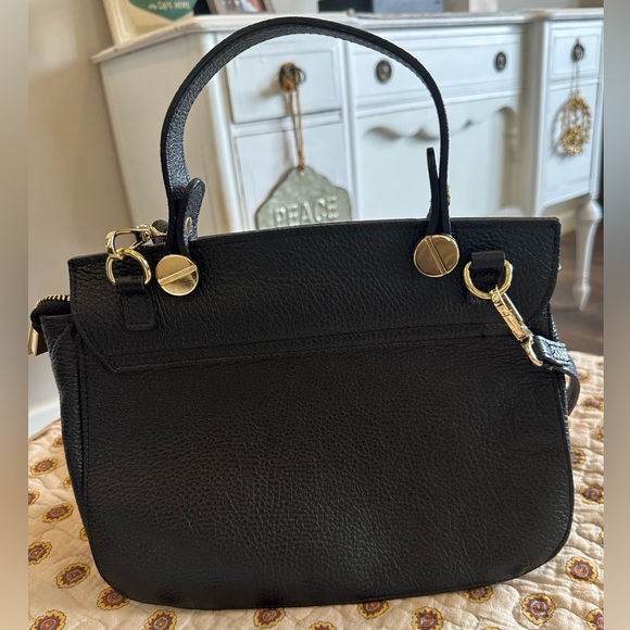 Borse in Pelle Black Leather Bag Made in Italy - Picture 2 of 6